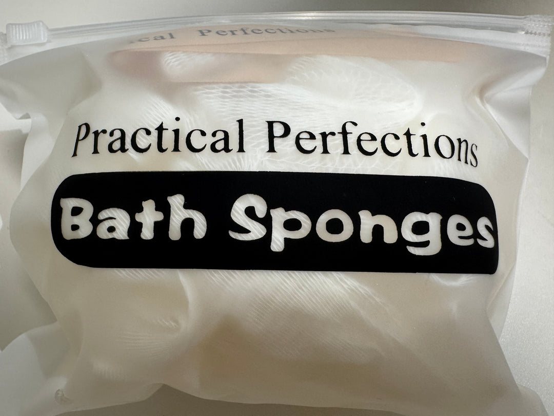 Practical Perfections Bath Sponges, Exfoliating Body Sponges Loofah Scrubber
