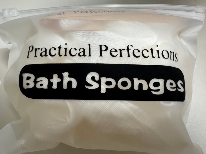 Practical Perfections Bath Sponges, Exfoliating Body Sponges Loofah Scrubber